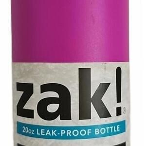 Zak! Stainless Steel Water Bottle Leak-Proof Vacuum Insulated 20z Carry Handle